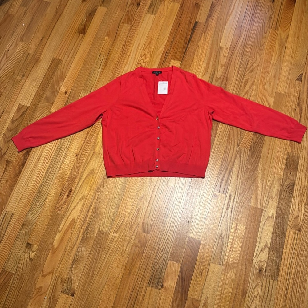 Lands’ End V Neck Cardigan - Picture 2 of 7